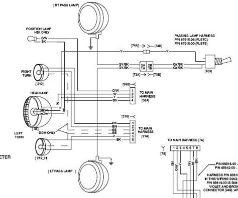harley davidson headlight relay wiring diagram 
